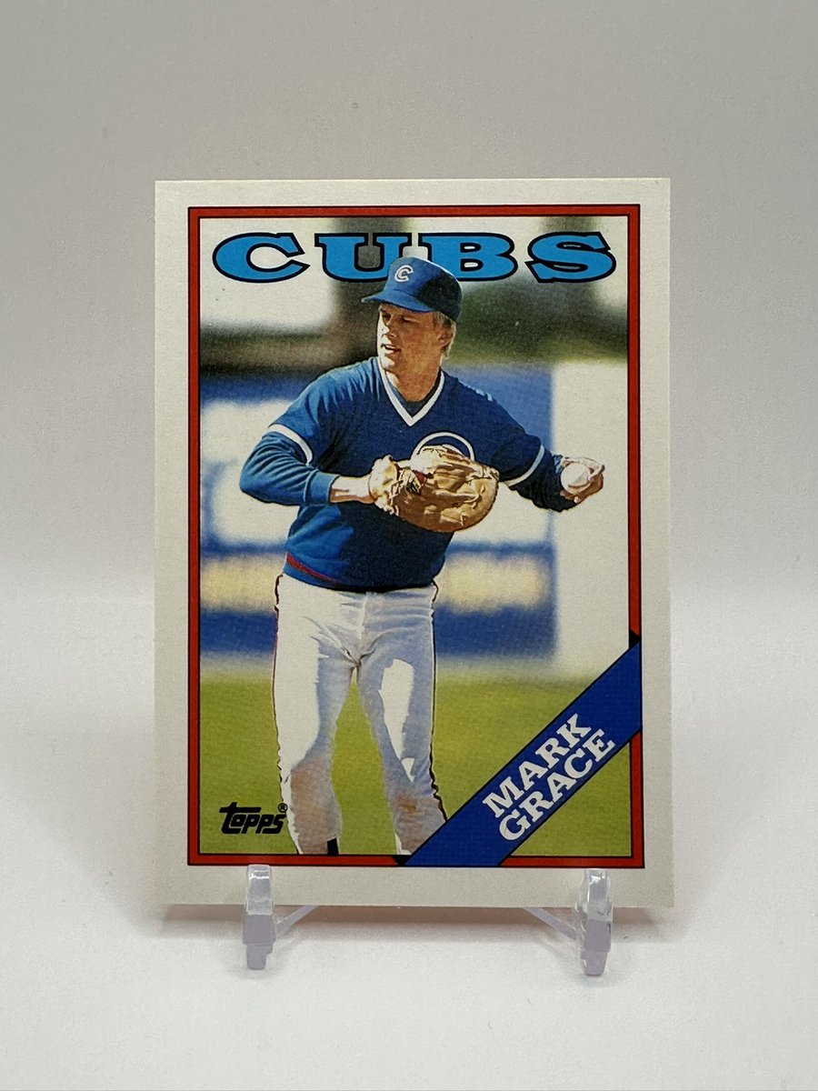 oldmanstylecard's tweet image. Junk Wax Beauties: 1988 Topps Traded Mark Grace. I always thought this card was underrated since it was in the traded set and is beautiful! What about you Grace fans? #cardcollector #cardcollecting #baseballcards #80skid #rookiecard
