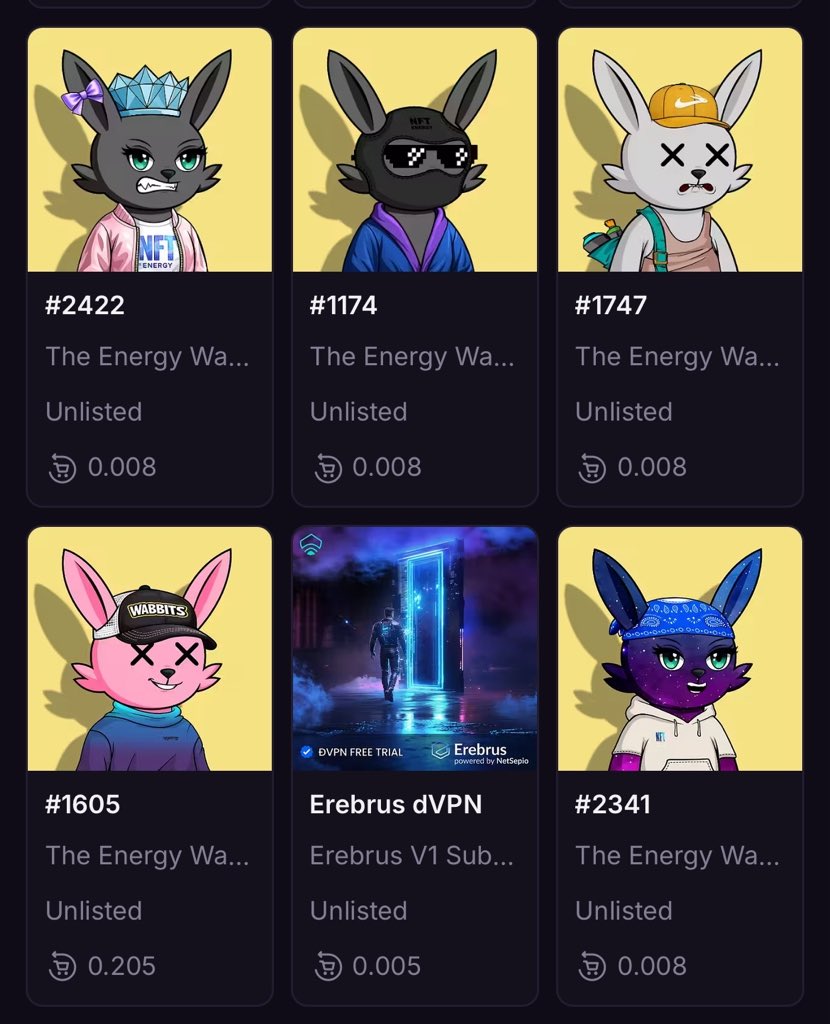 🚨 Security Alert!!!

Treat this as important awareness ahead of possible later encounters.

This <a href="/EnergyWabbits/">Wabbits</a> NFTs have been drained from a holders wallet and currently sitting in a scam wallet, be carful of any trade interaction with this NFTs 

#2422
#1174
#1747
#1605
#2341