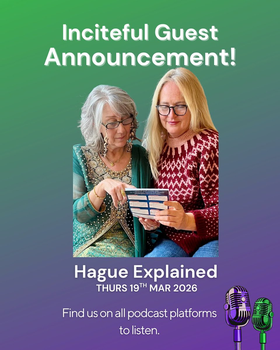 IncitefulPod's tweet photo. Pleased to announce in our next episode we'll be speaking to @hague_explained CIC. https://t.co/KhAHSpxOWg