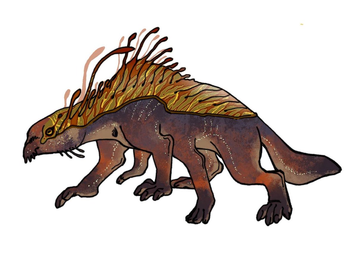 svitoridze's tweet photo. a lil creature dating back to my fanclan days
its built for surviving in uneven, rocky terrain, blending in with the dry grass, and is the main source of Wanyori's "land meat"

#avatarOC #avatar #atwow https://t.co/yVQQ4EkwmK
