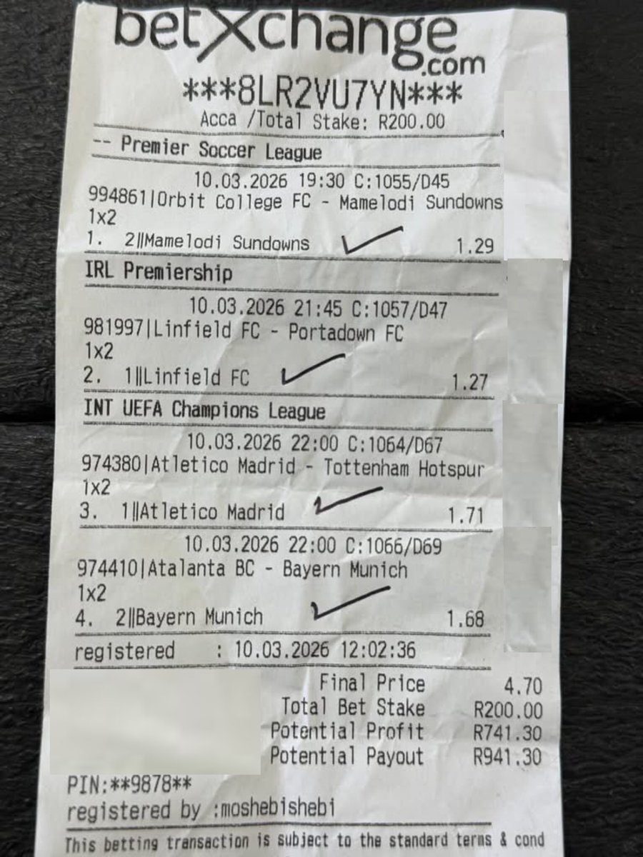 platform_vip's tweet photo. Won from last week Tuesday soccer bet💯😉 https://t.co/GoY0UzT9FC