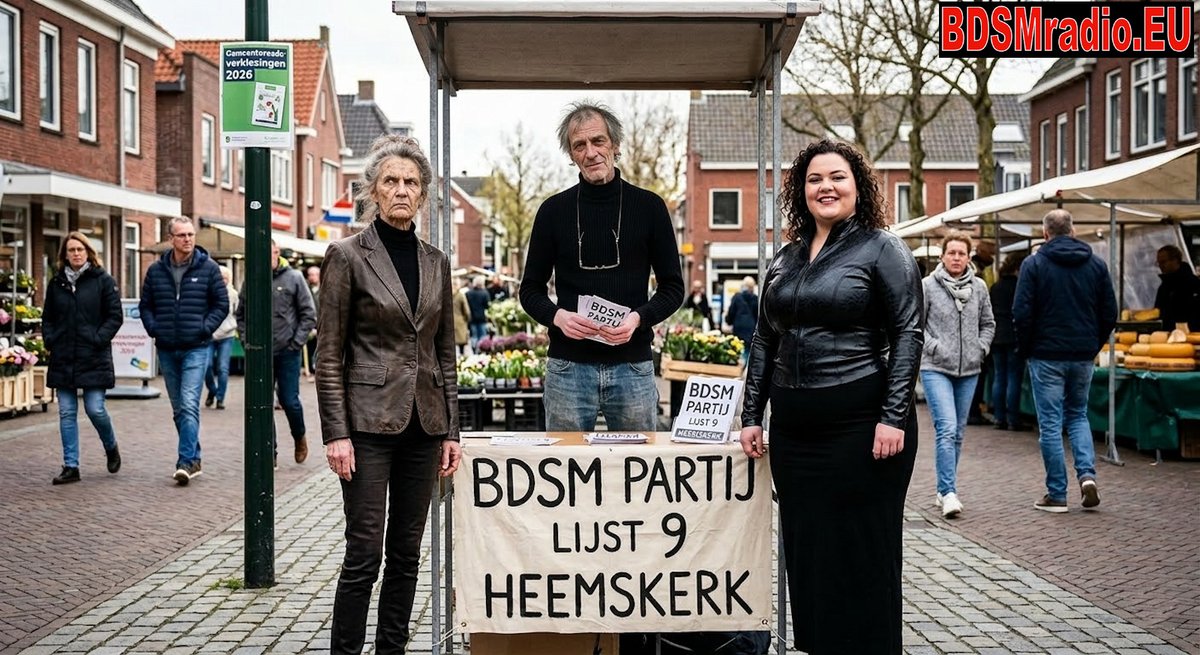 BDSMRadioplay's tweet photo. BDSM Nieuws uit de Media NL/Be:
-Eerste BDSM partij van Nederland doet mee aan de lokale verkiezingen in Heemskerk
#nederlandkiest #heemskerkkiest #bdsmkrant #BDSMpartij #BDSMuitDeKast #VerkiezingenMaart #Gemeenteraad
Zie meer op: https://t.co/qDJI5Hox7C https://t.co/AaIjoE19Ll