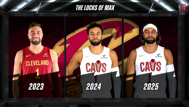 ohnohedidnt24's tweet image. The evolution of Max Strus' hair lmao