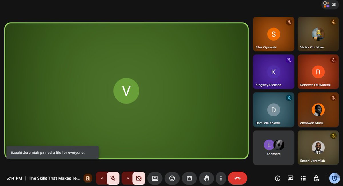 Day 68/100 #100DaysOfCyberSecurity

Today was for community Meetings 🔥.

Held my community meeting hosted by <a href="/laoluwar/">Olaoluwa 🥷🏾🛡</a> where we invited Sir Valentine <a href="/thompsonever/">Akpuruekwe</a> to speak on The Skills That Makes Teams Thrive "

Joined <a href="/CayaHQ/">CAYA</a> Space too 🔥

 <a href="/jay_hunts/">zʇunH ʎɐſ ɐsɐɟnW 🦁🦁🦁🦁</a>
<a href="/segoslavia/">Ṣẹ́gunfúnmi😎</a> <a href="/_DeejustDee/">DsL_a ʚїɞ ®</a>