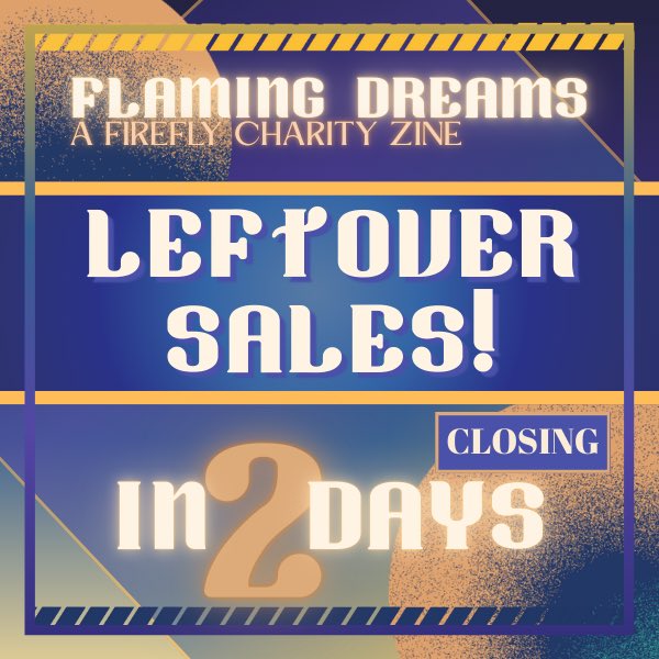 fireflyzine's tweet photo. 🦋 LEFTOVERS CLOSE IN 2 DAYS

While full bundles have now sold out, Firefly still has many more goodies left for all trailblazers! Leftover sales are open for only 2 more days until March 17th!

🔗 https://t.co/UkKCMTnVXu

#hsrtwt #firefly #HonkaiStarRail https://t.co/faodbfqPUQ