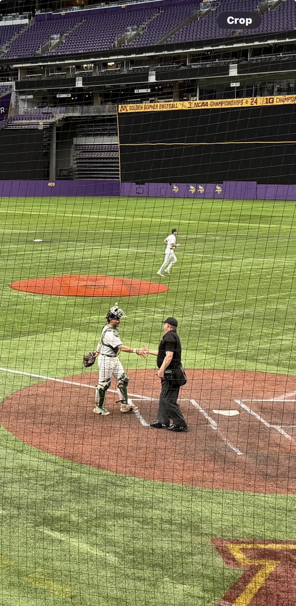 <a href="/Hudson_Filippi/">Hudson Filippi</a> is a gentleman and a hitter. First he shakes hands with blue and later hits a dinger at US Bank Stadium. 
👏👏 Huddy 👏👏<a href="/BSUBeaversBase/">Bemidji State Baseball</a>