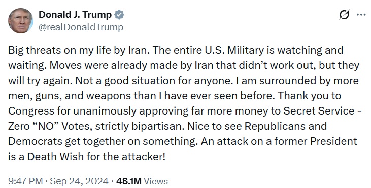 Commentary Donald J. Trump Posts From Truth Social tweet media