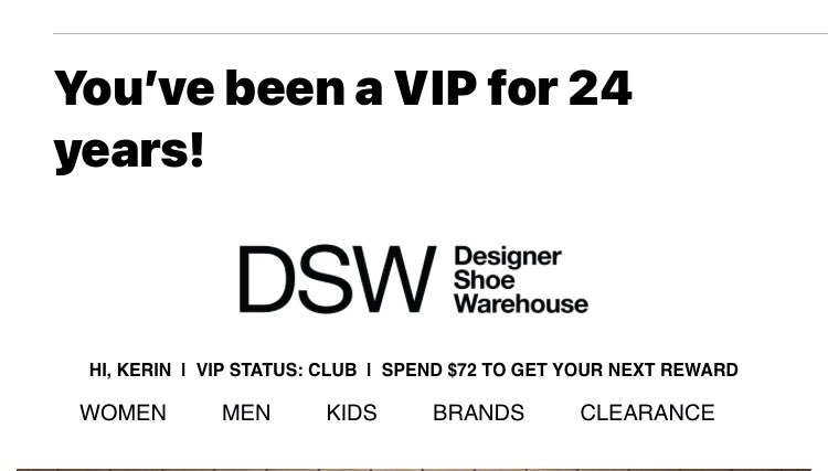 RobotAuntie's tweet photo. Way to make me feel old, @dsw_us! https://t.co/oakYuNnVHc