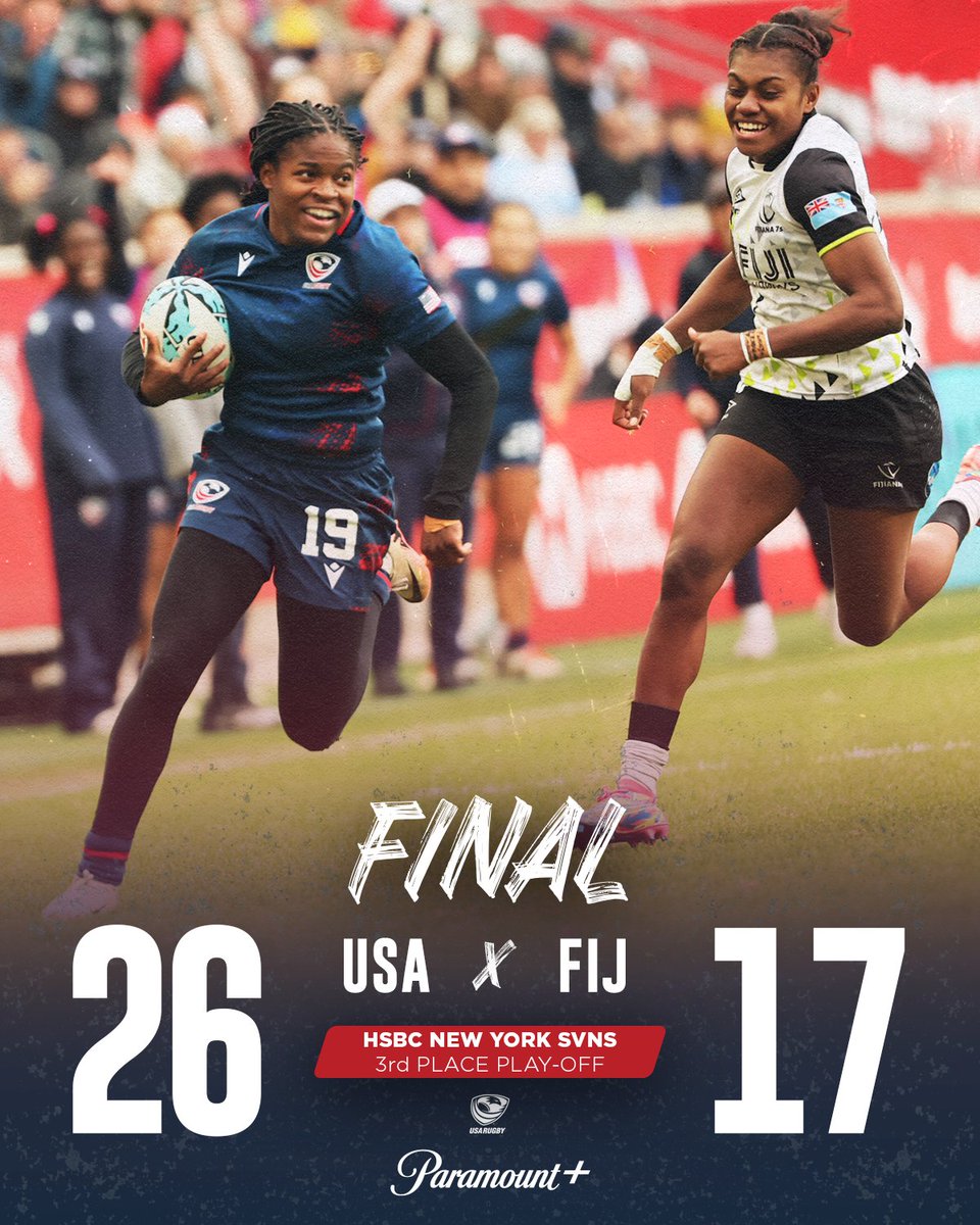 BRONZE AT HOME 🥉

Tries:
Kristi Kirshe
Su Adegoke
Kaylen Thomas
Ariana Ramsey

Conversions:
Sariah Ibarra x2
Ashley Cowdrey

<a href="/SVNSSeries/">HSBC SVNS</a>