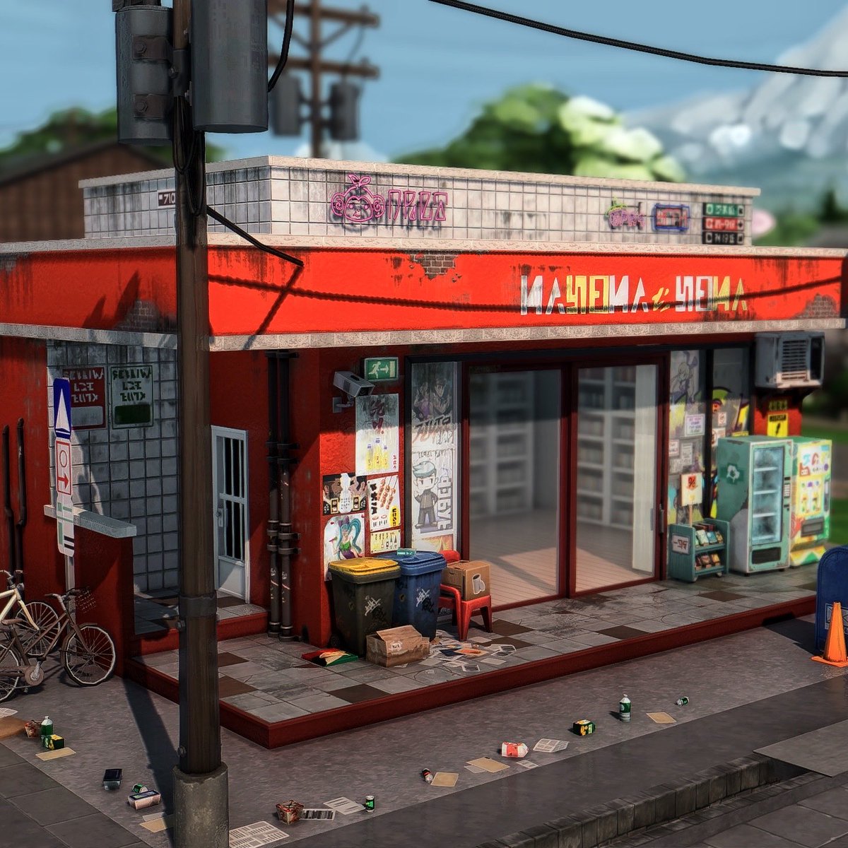 axiisims's tweet image. made some progress on this manga store 💢㊗️ 

#thesims #sims4 #nocc #eapartner