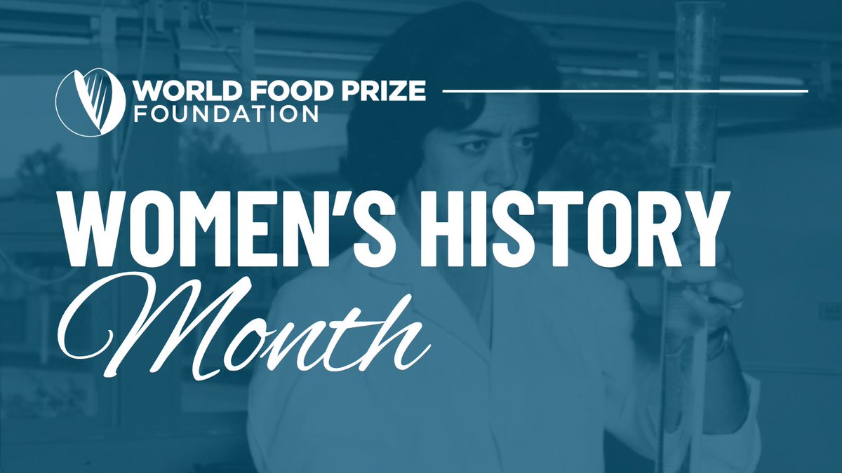 World Food Prize Foundation tweet media