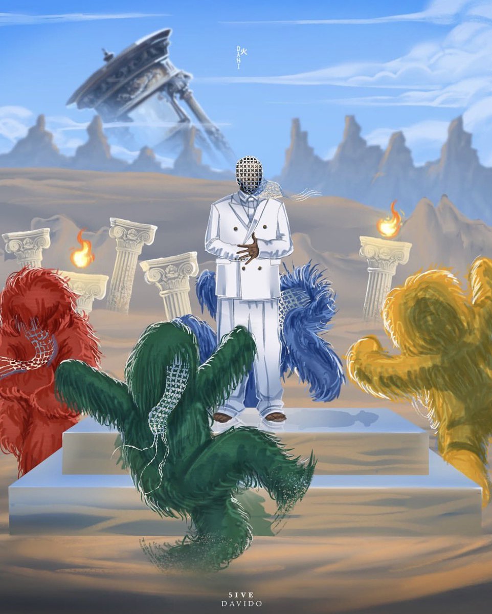 “The 5th Masquerade” <a href="/davido/">Davido</a> 
This is easily one of the most symbolic pieces I’ve created.