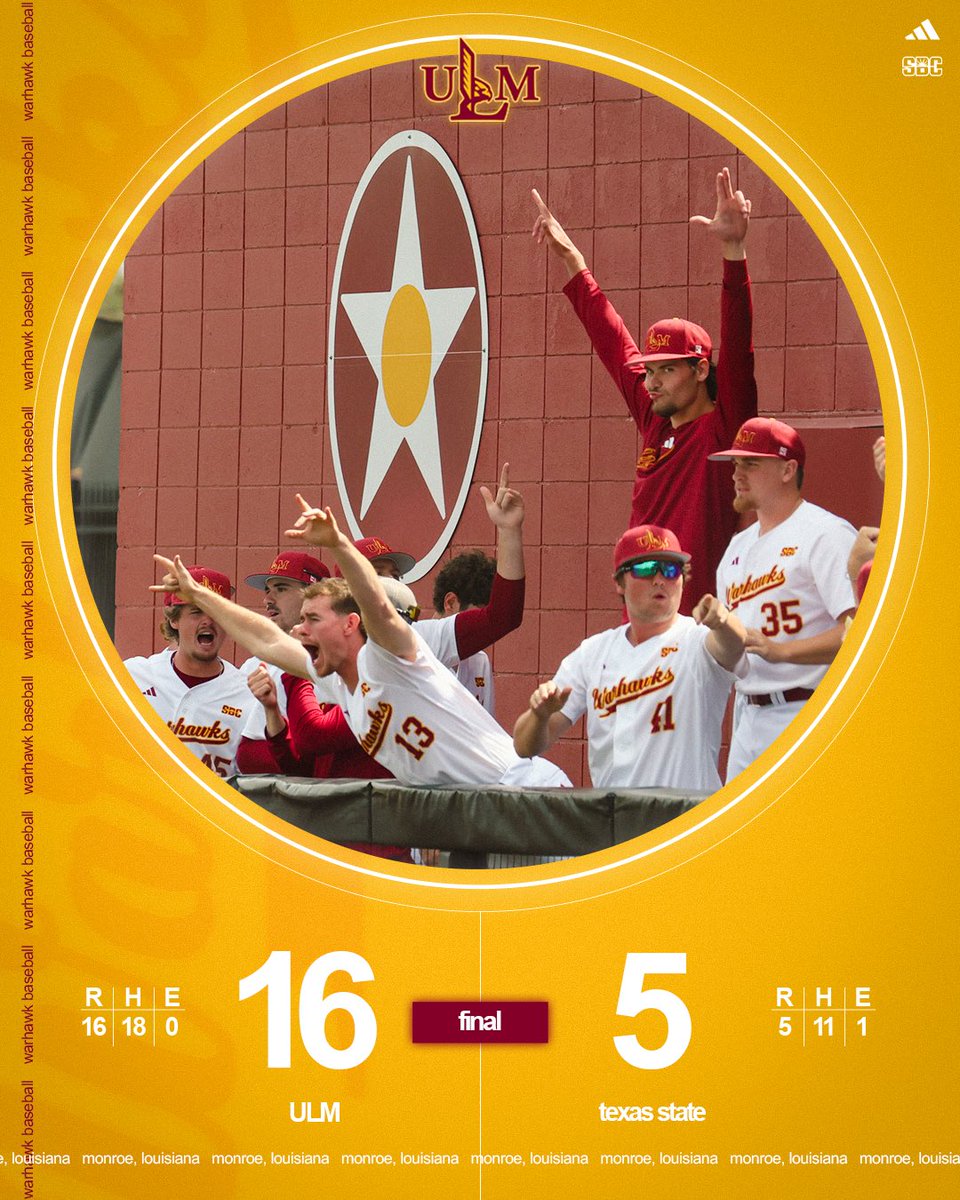 ULM Baseball tweet media