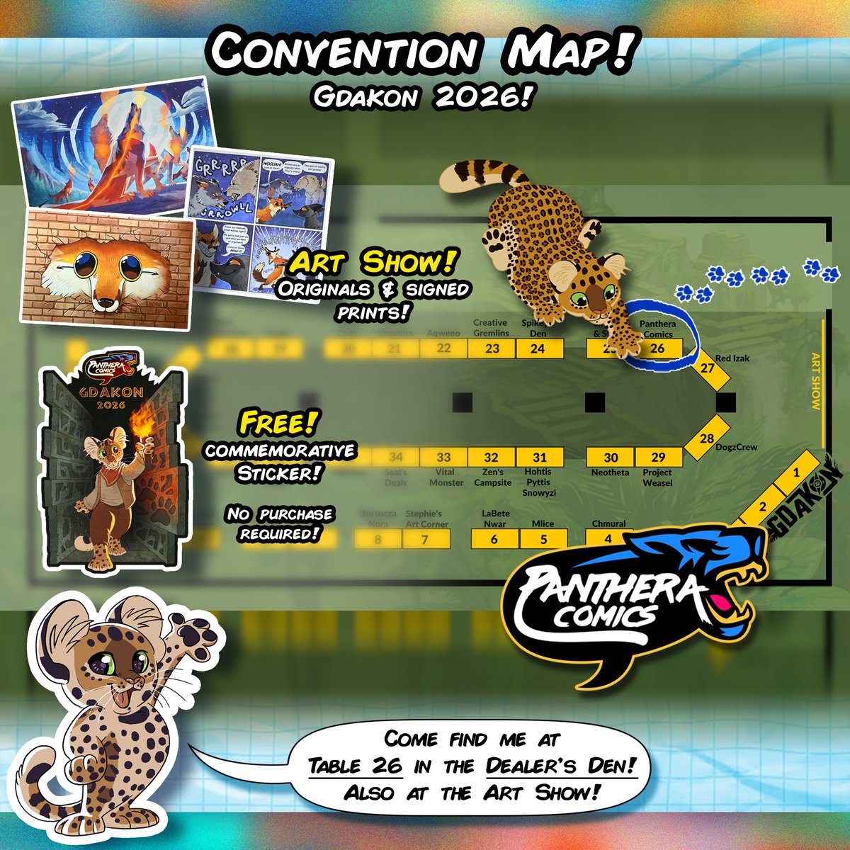 Panthera Arven 🔜🇸🇪 NORDICFUZZCON Dealer's Den tweet media