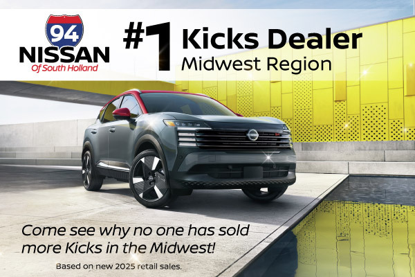 94NISSAN's tweet photo. Midwest's #1 Kicks dealer. Not a rumor. Not a flex. Just facts. Stop in and see why 94 Nissan of South Holland is the place the whole region comes to get their Kicks. https://t.co/8Yeulnt2My https://t.co/NK8iblh3x1