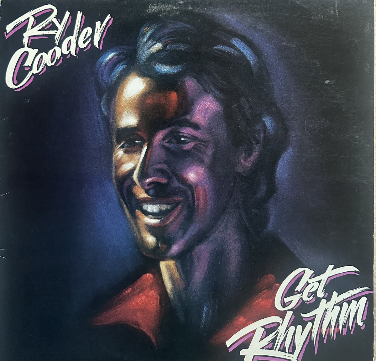 BernardZuel's tweet photo. Even if you don’t got the blues. #morningpop #mondayvinyl #rycooder #getrhythm https://t.co/lu4SHcOXzu