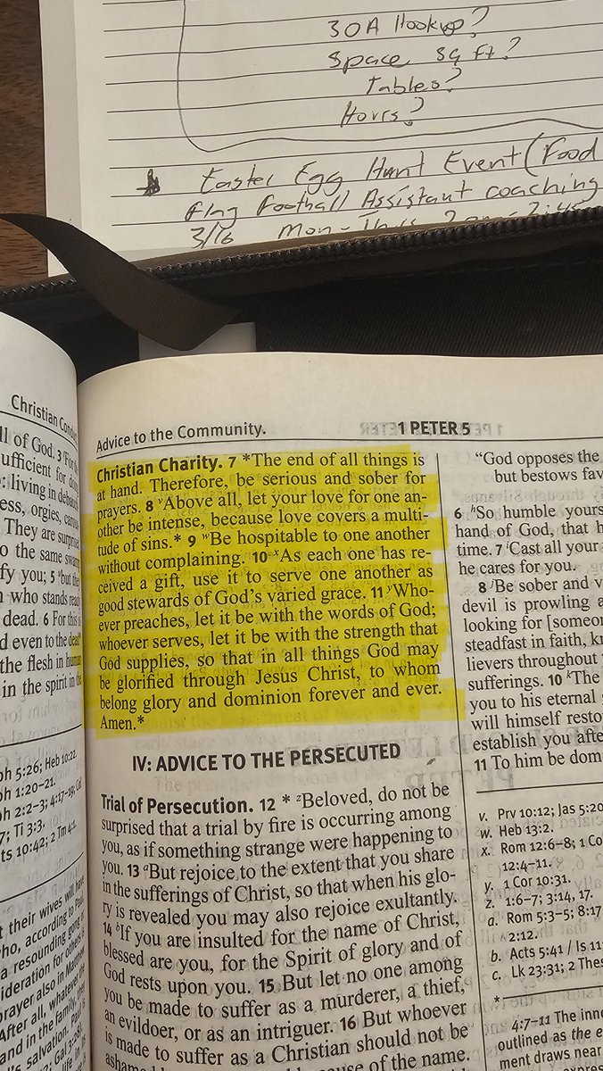 JTAZUSA's tweet image. Faithful endurance grows in Christian Community.  #ChurchNotes