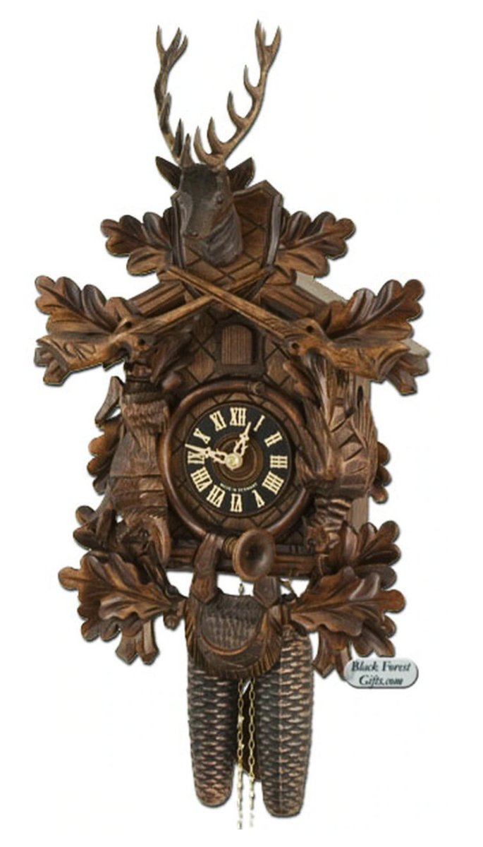 ChadAOdom's tweet image. They're weights from an old clock. Probably a cuckoo clock.