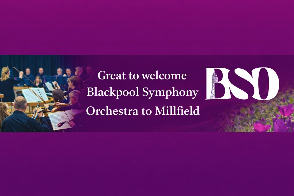 Music_Mitchell1's tweet photo. Fantastic to host the talented ๐ป Blackpool Symphony Orchestra and our wonderful community at Millfield for a brilliant evening of music. A truly memorable concert! #BlackpoolSymphony #Millfield @Millfieldhighsc @BlackpoolSymph1 https://t.co/QebbYaH4Pp