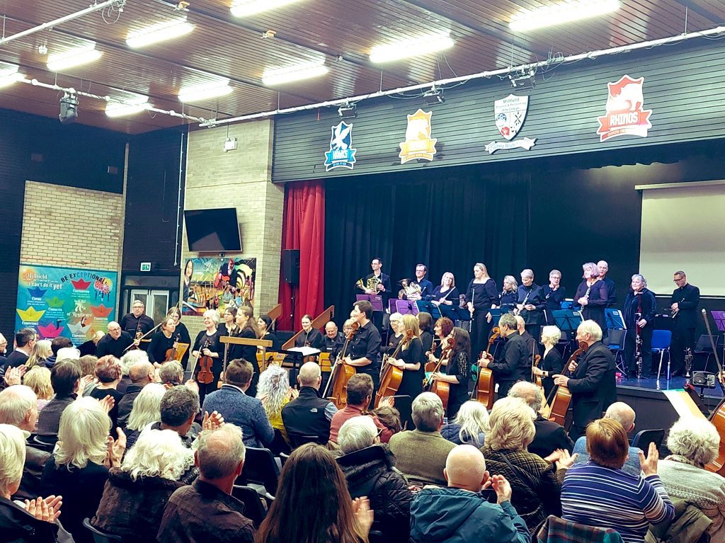 Music_Mitchell1's tweet photo. Fantastic to host the talented ๐ป Blackpool Symphony Orchestra and our wonderful community at Millfield for a brilliant evening of music. A truly memorable concert! #BlackpoolSymphony #Millfield @Millfieldhighsc @BlackpoolSymph1 https://t.co/QebbYaH4Pp