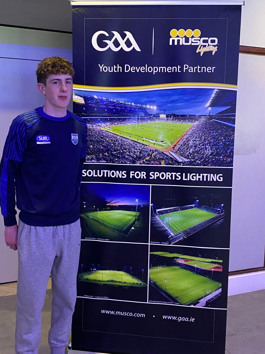 moinseail's tweet photo. Congratulations to @WaterfordGAA U16 footballer Seán Hogan on being selected to participate in the @officialgaa Youth Development launch evening in Croke Park along with players from all 32 counties. A fantastic footballer for his county and club @BrickeyRangers 👏🏻 👏🏻 🏐 https://t.co/pEXMHBHO4w