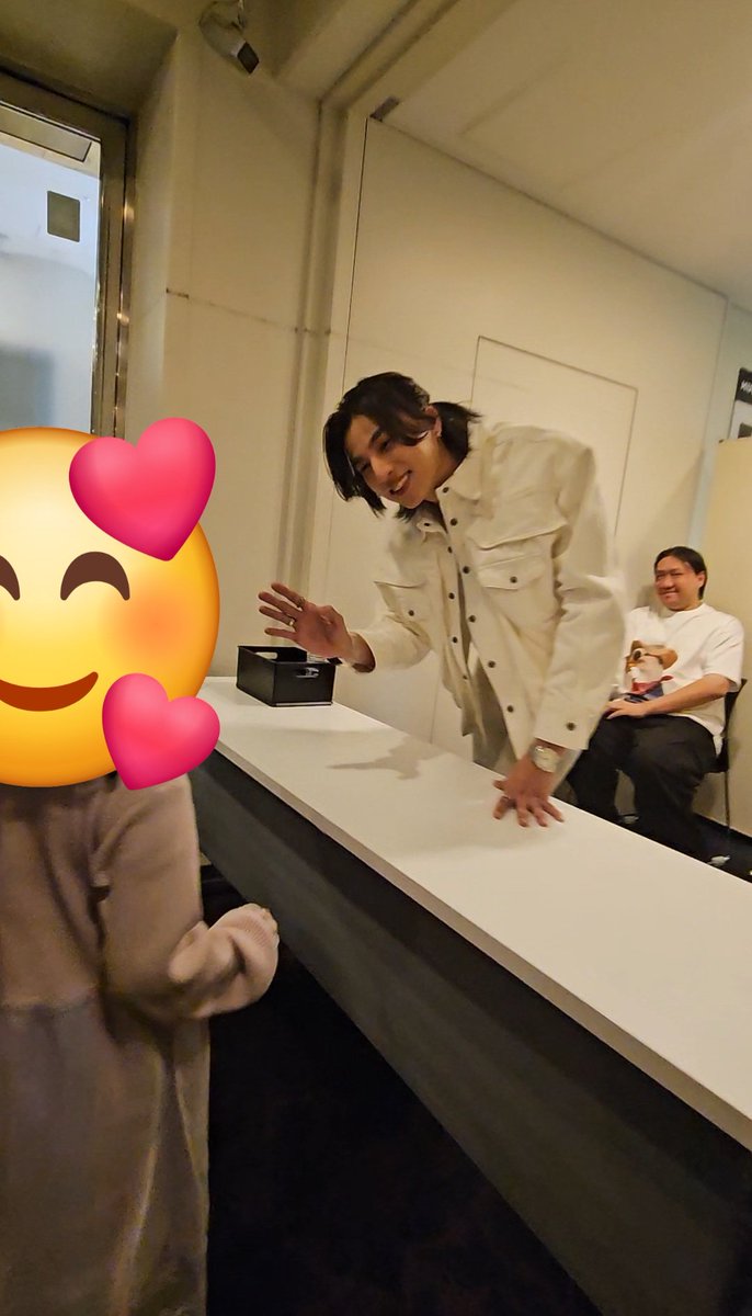 お見送りでどうしても娘とがるぴを同じ画角に入れたくて(ぴべすも入った✨ありがとう✨)

GULF​ FM2026 IN JAPAN 
#GulfPieceofWhite
#GulfKanawut
