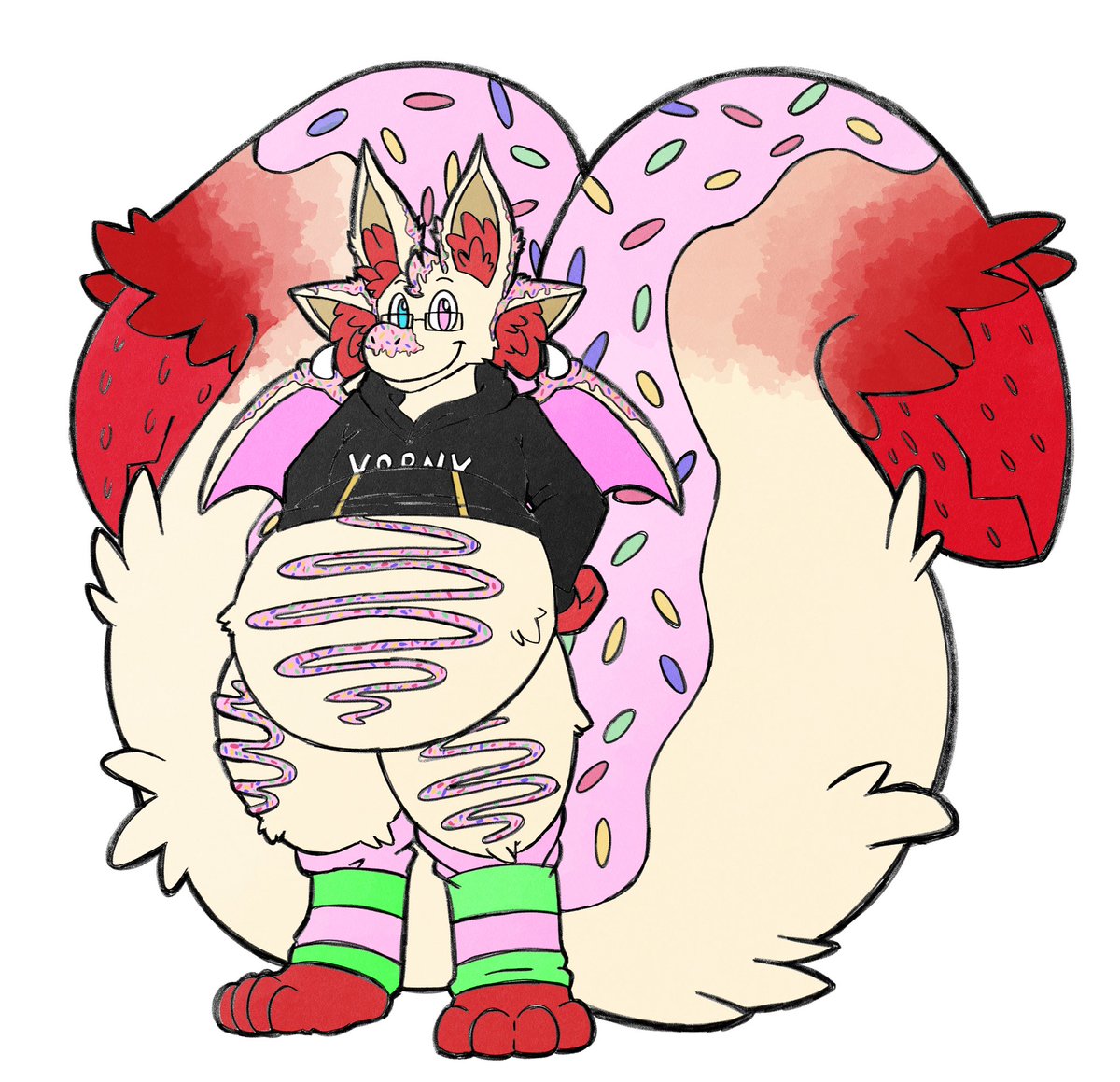 DessertYoshi's tweet photo. @Just_a_Leafeon Might as well put myself in here, congrats :3 https://t.co/HG41FlYvWs