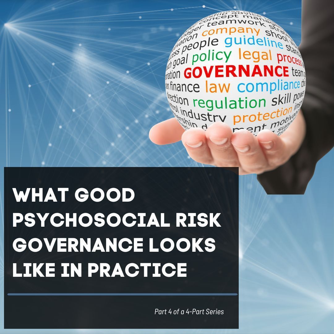 WellbeingOz's tweet image. How is your #organisation handling psychosocial risks?
 
Read the final post in the series by Niru Tyagi: What Good #Psychosocial Risk #Governance Looks Like – It outlines #practical, #actionable steps for creating a safer &amp;amp; more supportive #workplace. ➡️ tinyurl.com/3znckwnc