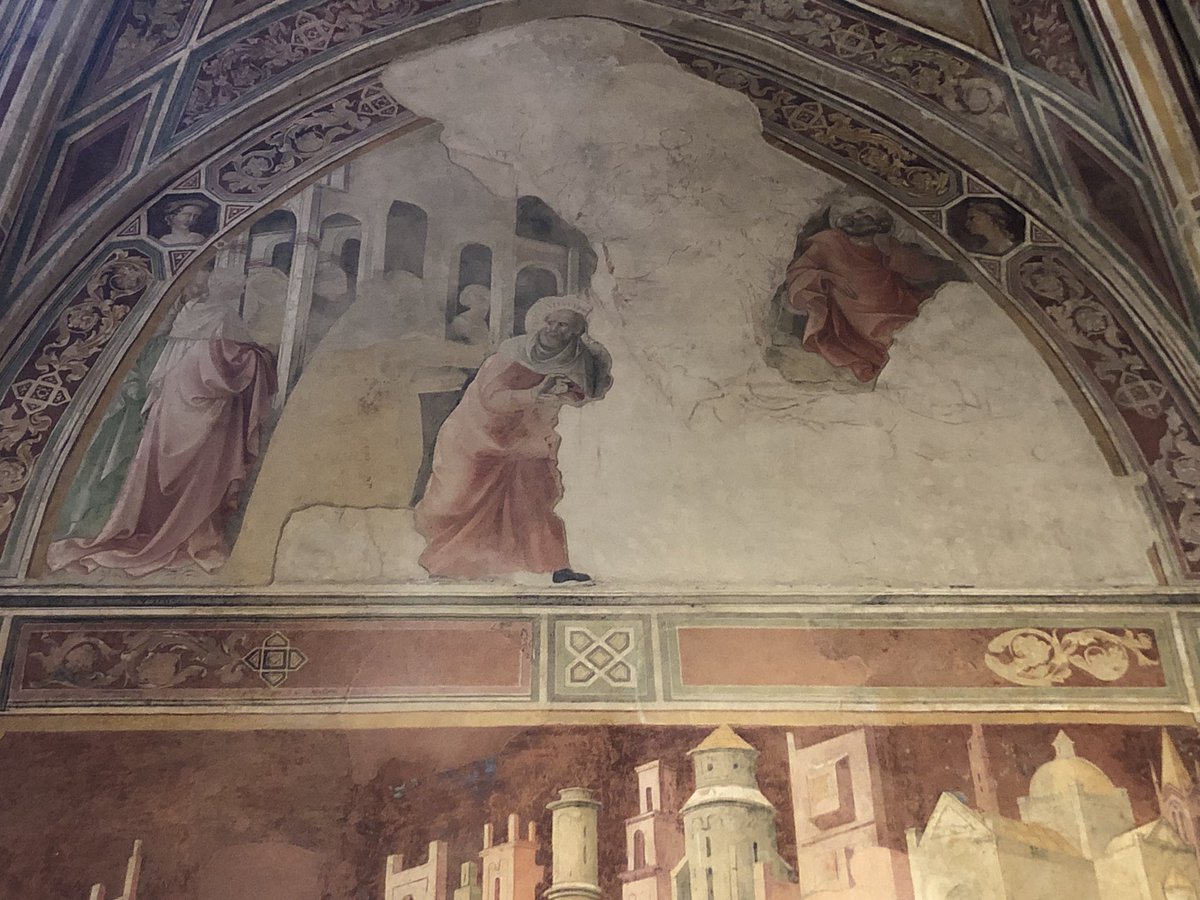 CouilleauxB's tweet photo. Scènes de la vie de la Vierge, fresques peintes entre environ 1420 et 1425 par Lorenzo Monaco, dans la chapelle Bartolini Salimbeni de la basilique de Santa Trinità à Florence https://t.co/xhY4yB7oFj