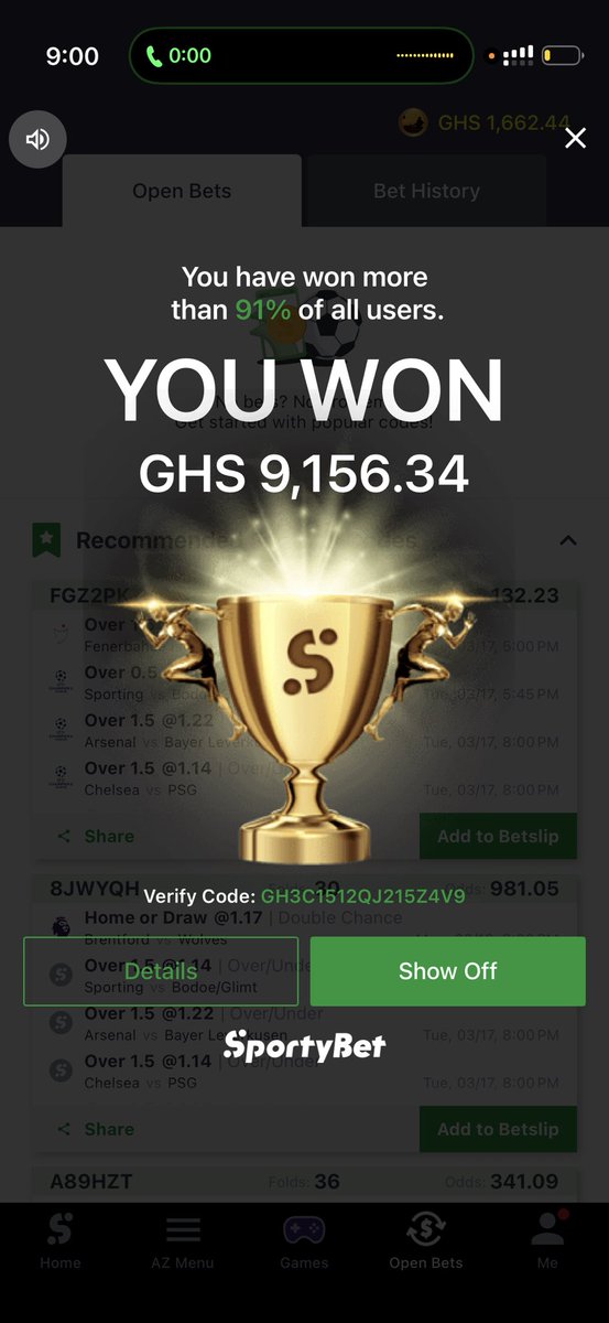 chriswrld233's tweet photo. Congratulations 🎊🎉 
We won 122 odds 🙌 https://t.co/KbmAGbRTml
