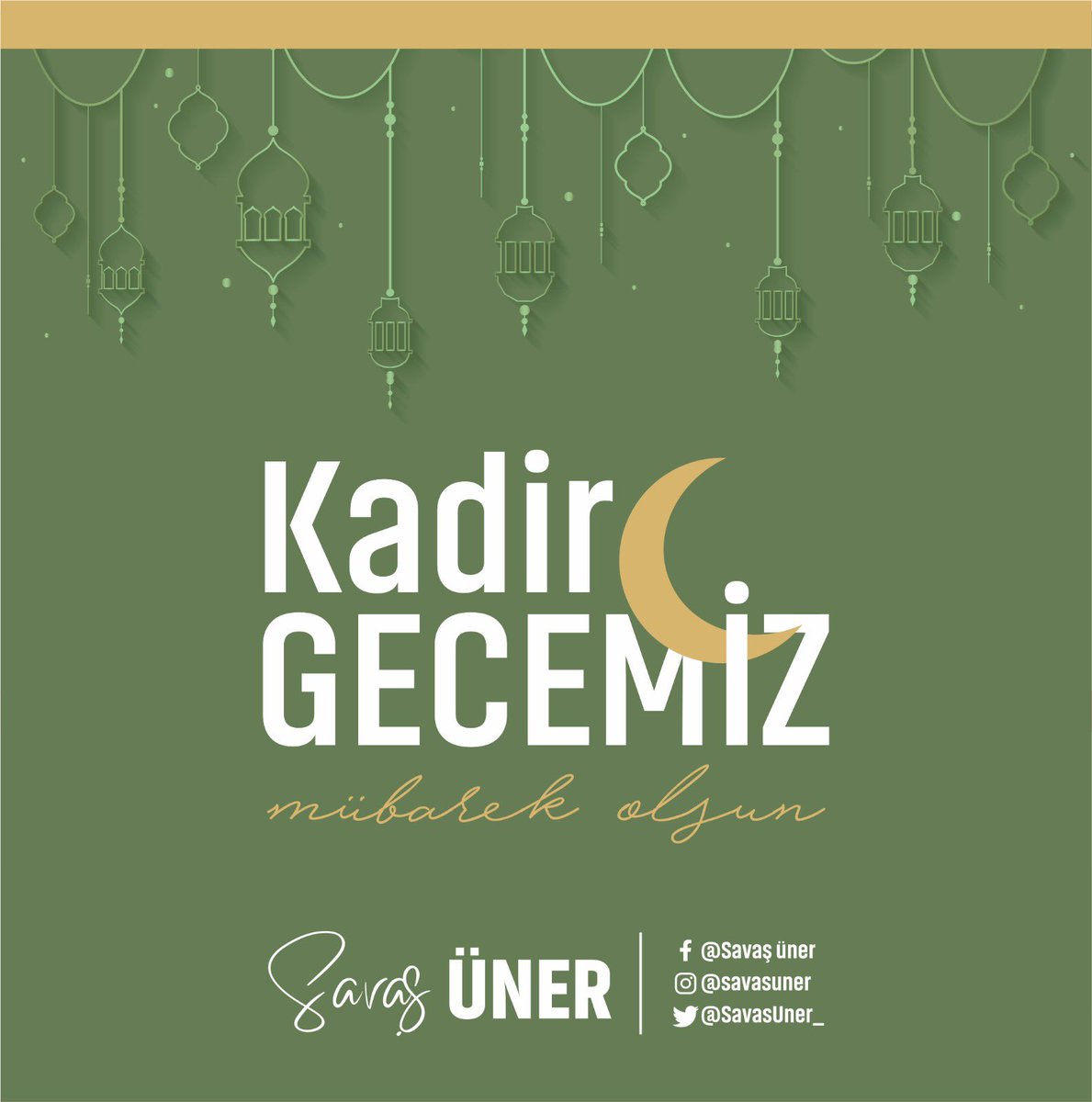 Bin aydan daha hayırlı olan Kadir Gecesi’nin; ülkemize, milletimize ve tüm İslam âlemine sağlık, huzur ve bereket getirmesini diliyorum.
Duaların kabul olduğu bu mübarek gecede gönüllerimizin aydınlanması temennisiyle, Kadir Gecemiz mübarek olsun