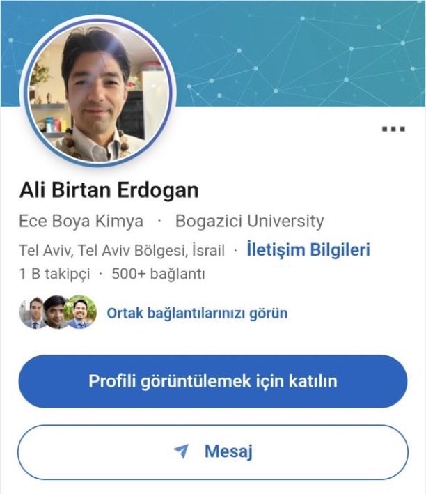 ErdemOzveren571's tweet photo. DUYURU ⚠️

ERCO/ECE Kimya Yönetim Kurulu Başkanı Ali Birtan Erdoğan,

X hesabından İsrail ordusuna
“Giborim-Kahramanlar” dedi.

Ali Birtan Erdoğan’ın Tel Aviv’de yaşadığı ama Türkiye’de ticari faaliyetleri olduğu görüldü.

Şahsın mal varlığına el konulmalı!
( @ticaret Bakanlığı ) https://t.co/ATfygWXsvG