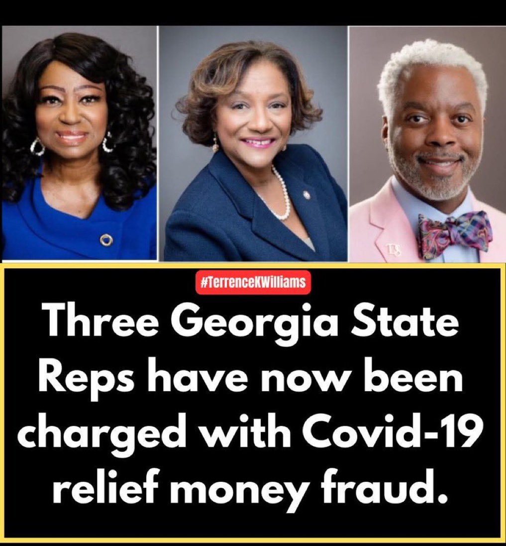 🚨 3 GEORGIA DEMOCRAT STATE REPS BUSTED STEALING YOUR HARD-EARNED TAX DOLLARS FROM COVID RELIEF FUNDS – PURE SWAMP CORRUPTION AT ITS WORST! 🔥🤬

Dexter Sharper, Karen Bennett, and Sharon Henderson thought they could pocket thousands in fake unemployment claims while pretending