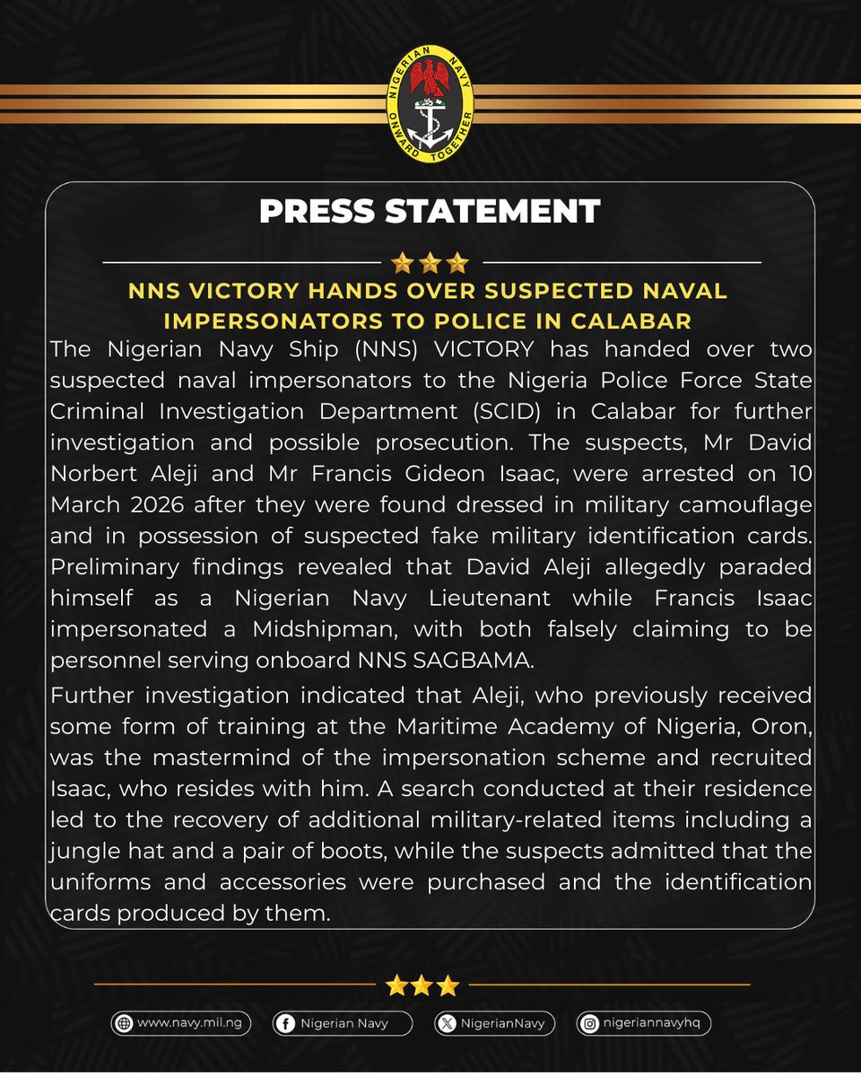 Nigerian Navy tweet media