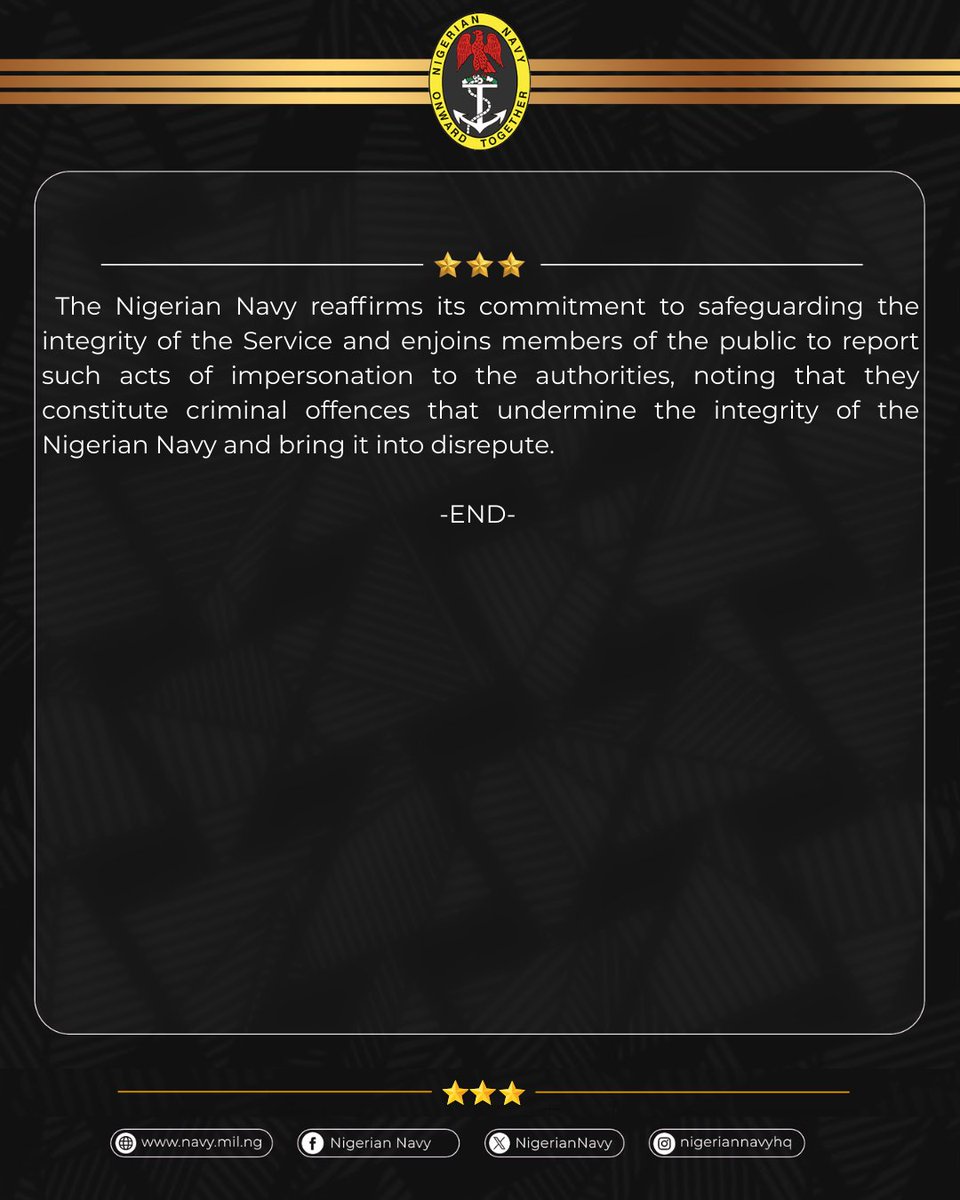 Nigerian Navy tweet media