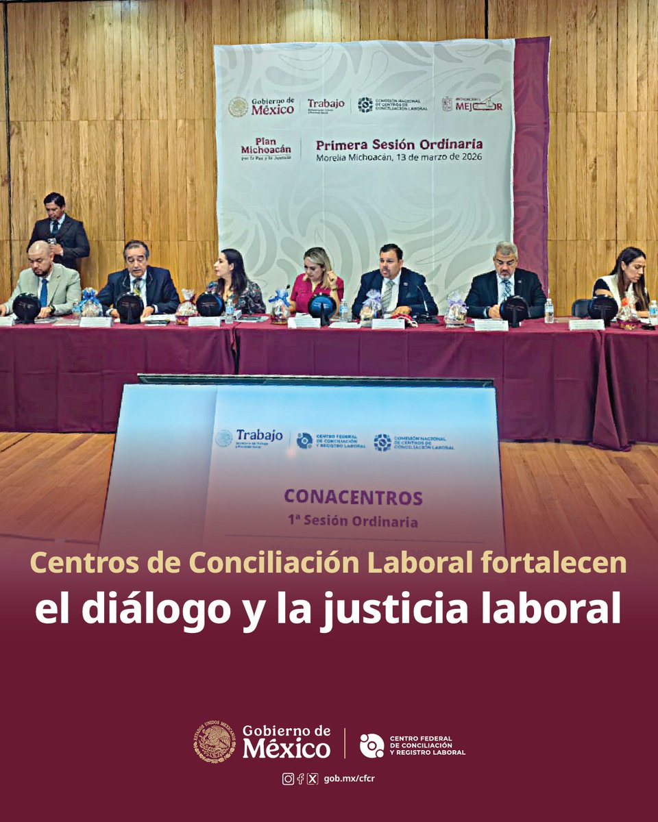 Centro Federal de Conciliación y Registro Laboral tweet media