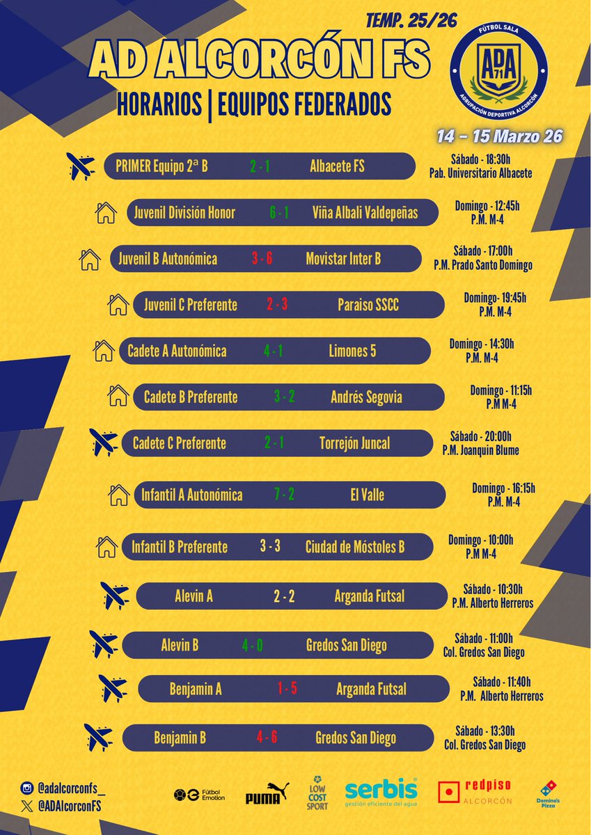 AD Alcorcón FS 2025 / 2026 tweet media
