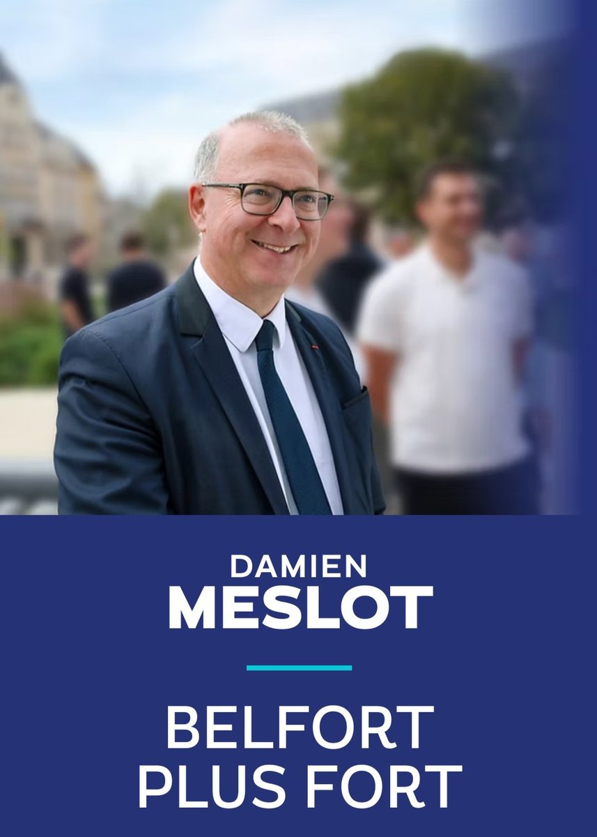 KneipTony's tweet photo. 🙏 Merci aux Belfortains de nous avoir fait confiance dès le 1er tour des élections municipales et qui portent ainsi notre liste menée par @DMeslot largement en tête à 47,34% !
➡️ Nous comptons sur vous pour transformer l'essai le dimanche 22 mars 2026 dans les urnes de #Belfort https://t.co/s0l1AkrfKo