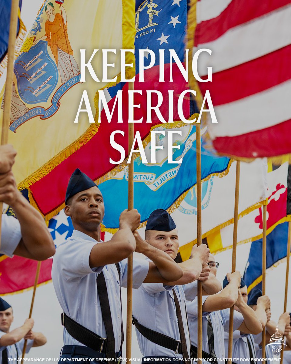 President Trump is making sure our military has the FUNDING, the FIREPOWER, and the SUPPORT to WIN.

PEACE THROUGH STRENGTH, now and always!