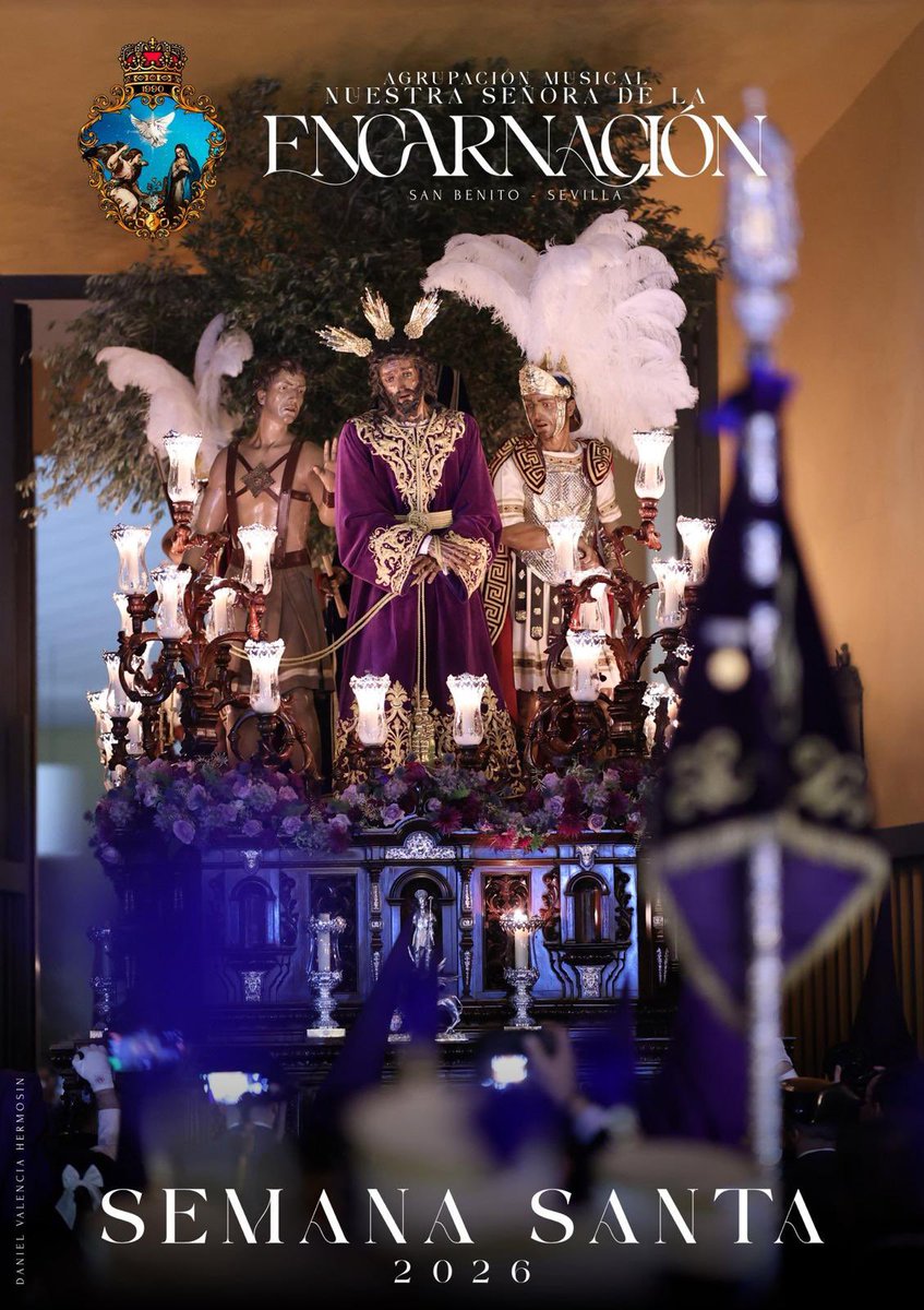 HdadPinoMontano's tweet photo. Hoy la querida @AMENcarnacion_ ha dado a conocer su cartel de la Semana Santa 2026 ➡️ Una fotografía en la que aparece Nuestro Padre Jesús de Nazaret minutos antes de regresar al interior de la parroquia.

¡Gracias por hacernos formar parte de este momento, hermanos! https://t.co/2IfcPVIgy0