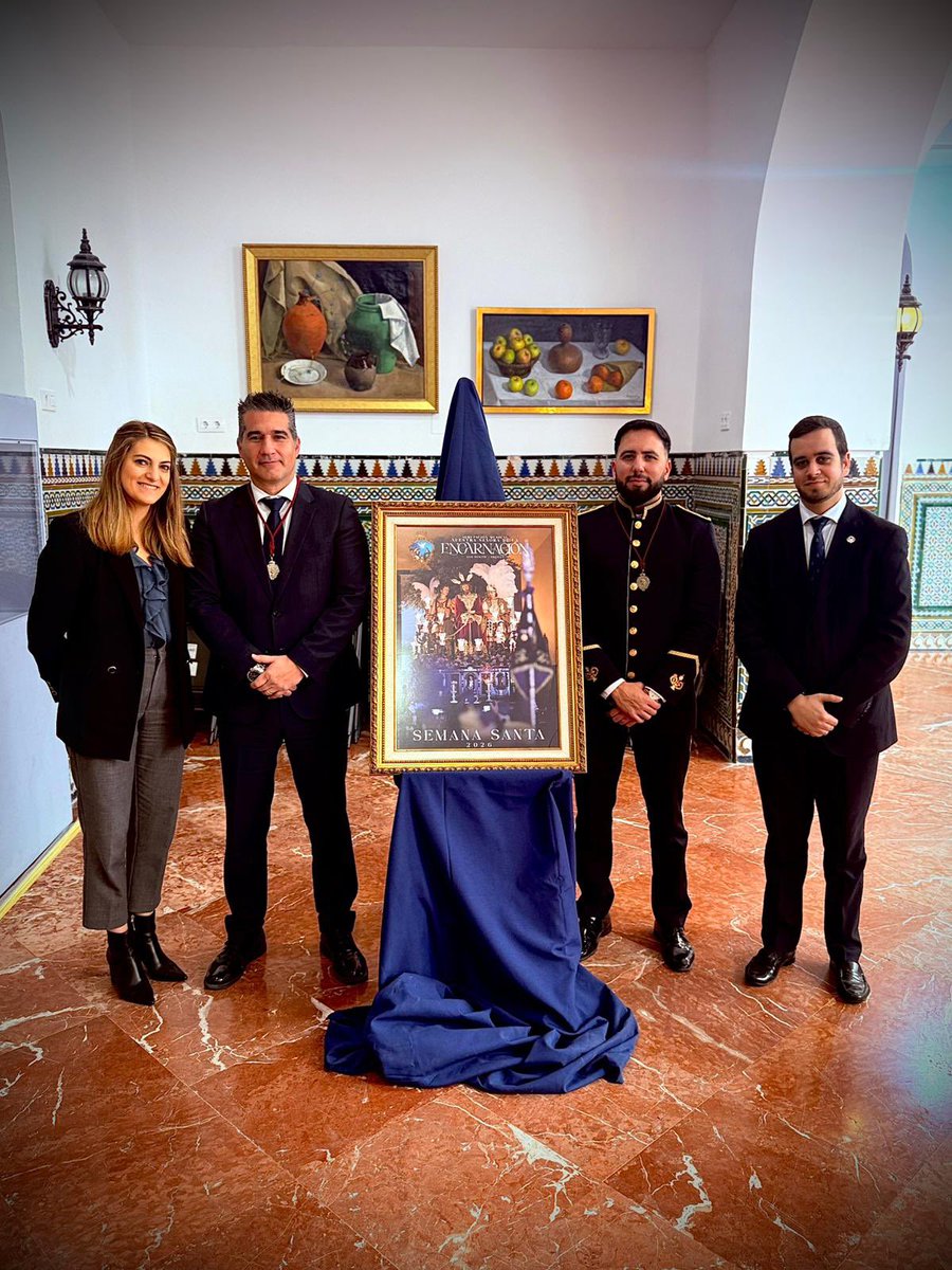 HdadPinoMontano's tweet photo. Hoy la querida @AMENcarnacion_ ha dado a conocer su cartel de la Semana Santa 2026 ➡️ Una fotografía en la que aparece Nuestro Padre Jesús de Nazaret minutos antes de regresar al interior de la parroquia.

¡Gracias por hacernos formar parte de este momento, hermanos! https://t.co/2IfcPVIgy0