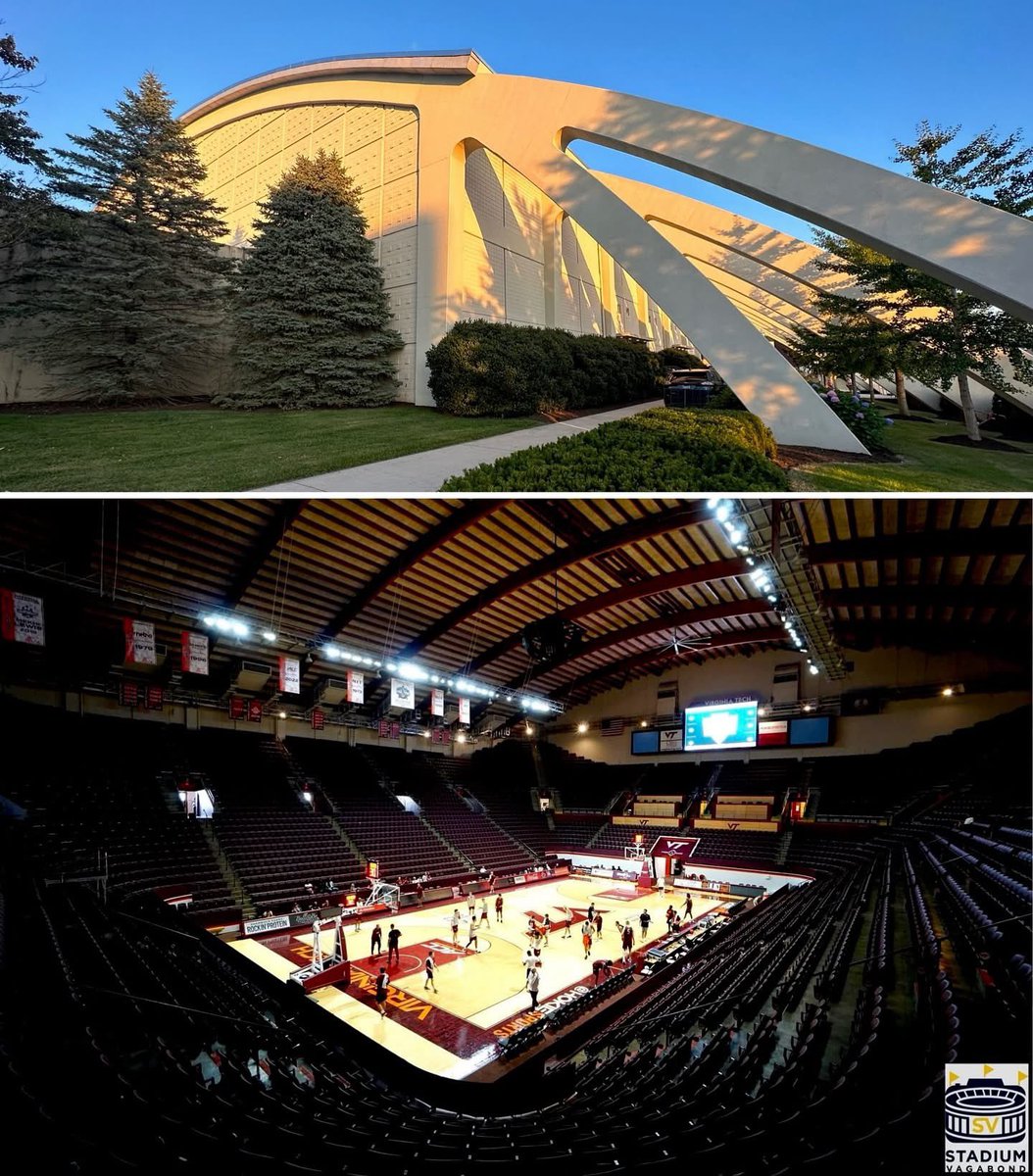 StadiumVagabond's tweet photo. ποΈ Cassell Coliseum, Blacksburg, VA
πΈ Circa 2023
π Home of the Virginia Tech Hokies π¦
ποΈ Opened: 1962
πͺ Capacity: 8,925
#VirginiaTech #Hokies #CassellColiseum #ACCBasketball #marchmadness https://t.co/Rdq680qQTt