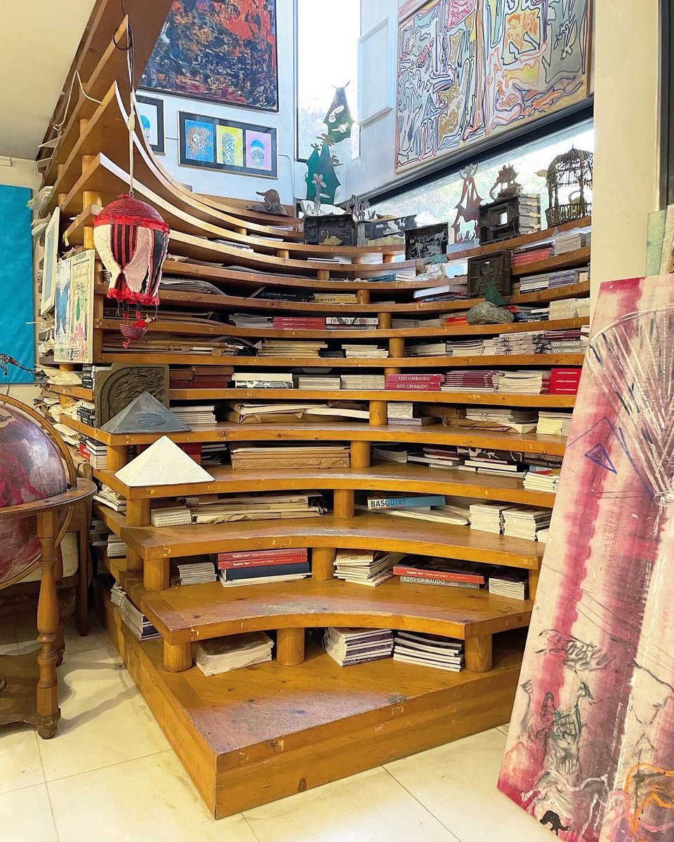Bookshelf Stairs 1974