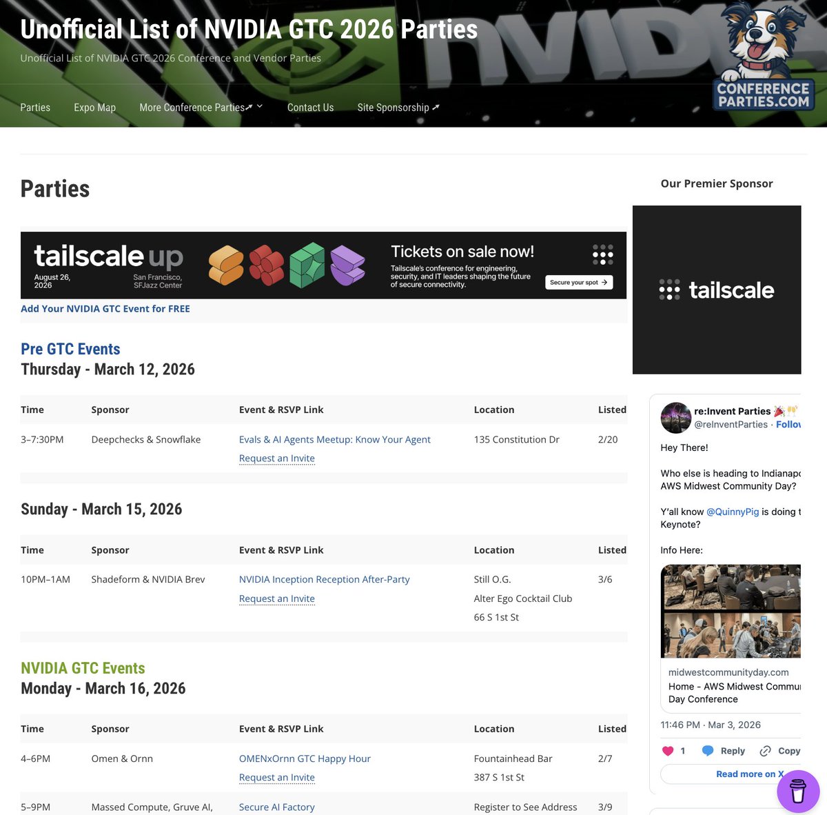 re:Invent Parties 🎉🥂 tweet media