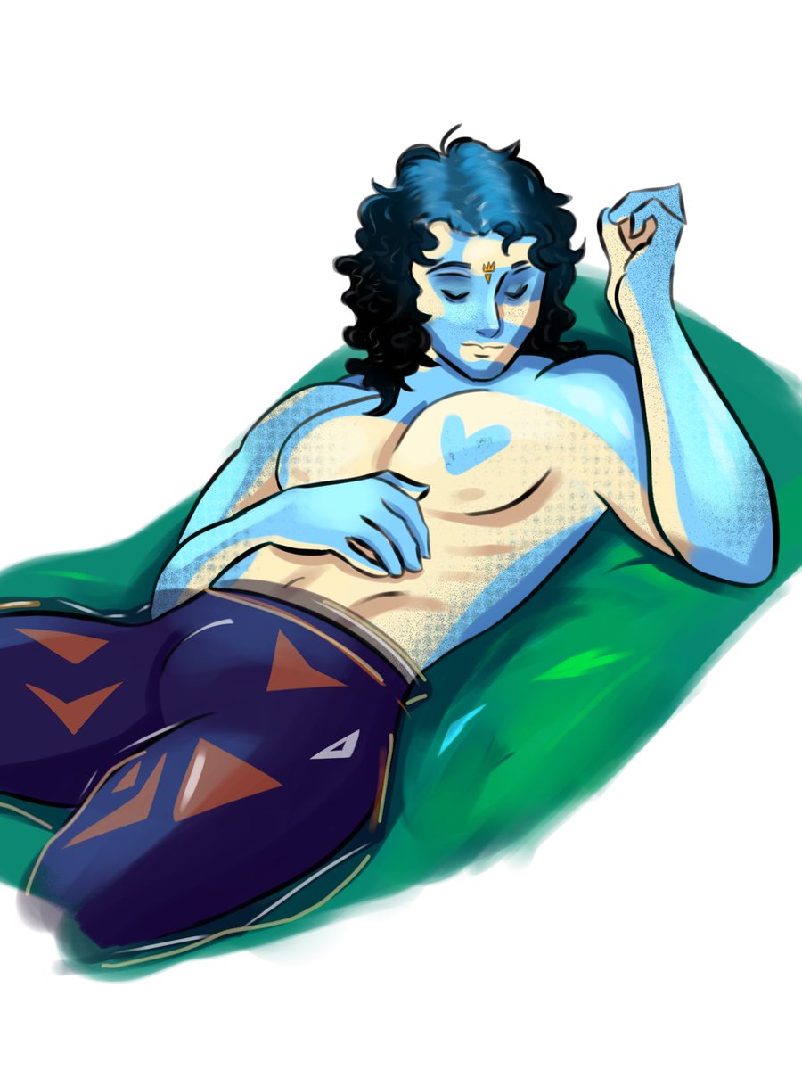 Doodle de Oc(Thalles) de um amigo #oc #rpg #art