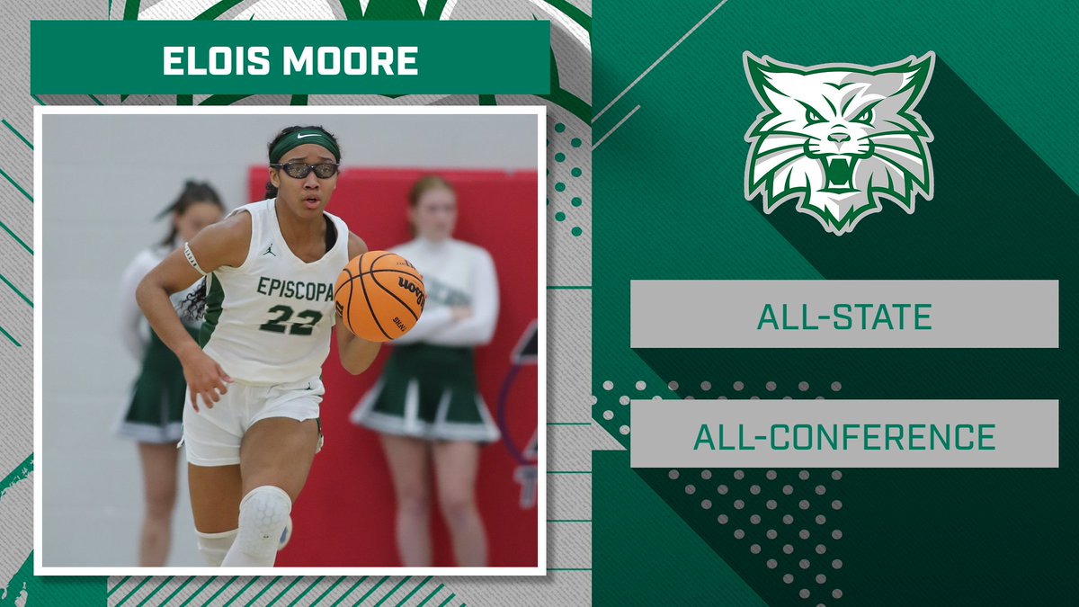 Huge congratulations to Elois Moore for being named ALL-STATE and ALL-CONFERENCE! Your hard work and talent was great all year.