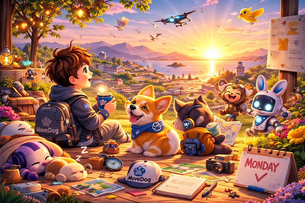 MoveDogPlay's tweet image. 🌅 A new week begins.

Just like the rising sun,
new paths are opening today.

🐾 One small step
✨ A new challenge
🚀 And a new story

Start the week strong with MoveDog.

#MoveDog #Monday #NewWeek #Adventure