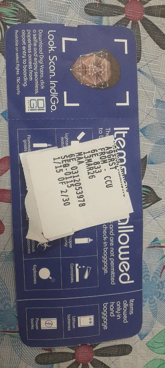 HiSaunak's tweet photo. @IndiGo6E Find photo of passanger, trolley, boarding pass &amp; luggage tag. Its a shame that #Indigo #Chennai team Collected same details with Zero actions
What is the TAT here? When can I get back my belongings? #IndigoTheft #airlines #India https://t.co/9RUSDwDBYv