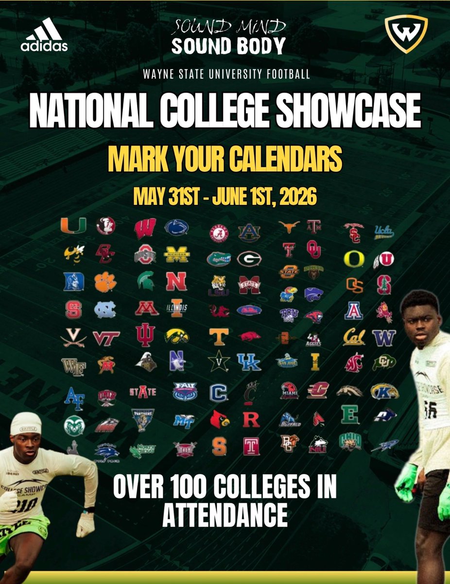 khari_majors's tweet photo. I’ll be attending Session 2 at the showcase. Excited for the opportunity to compete and showcase the hard work I’ve been putting in all offseason.
#Blessed
#BuiltByTheGrind #HardWorkIsUndefeated
#SeniorYrLoading
@Coach_GPadgitt
@TerrenceIsaac1 @smsbacademy
@MarcSutherland_
@MichFBFrenzy
@TheD_Zone
