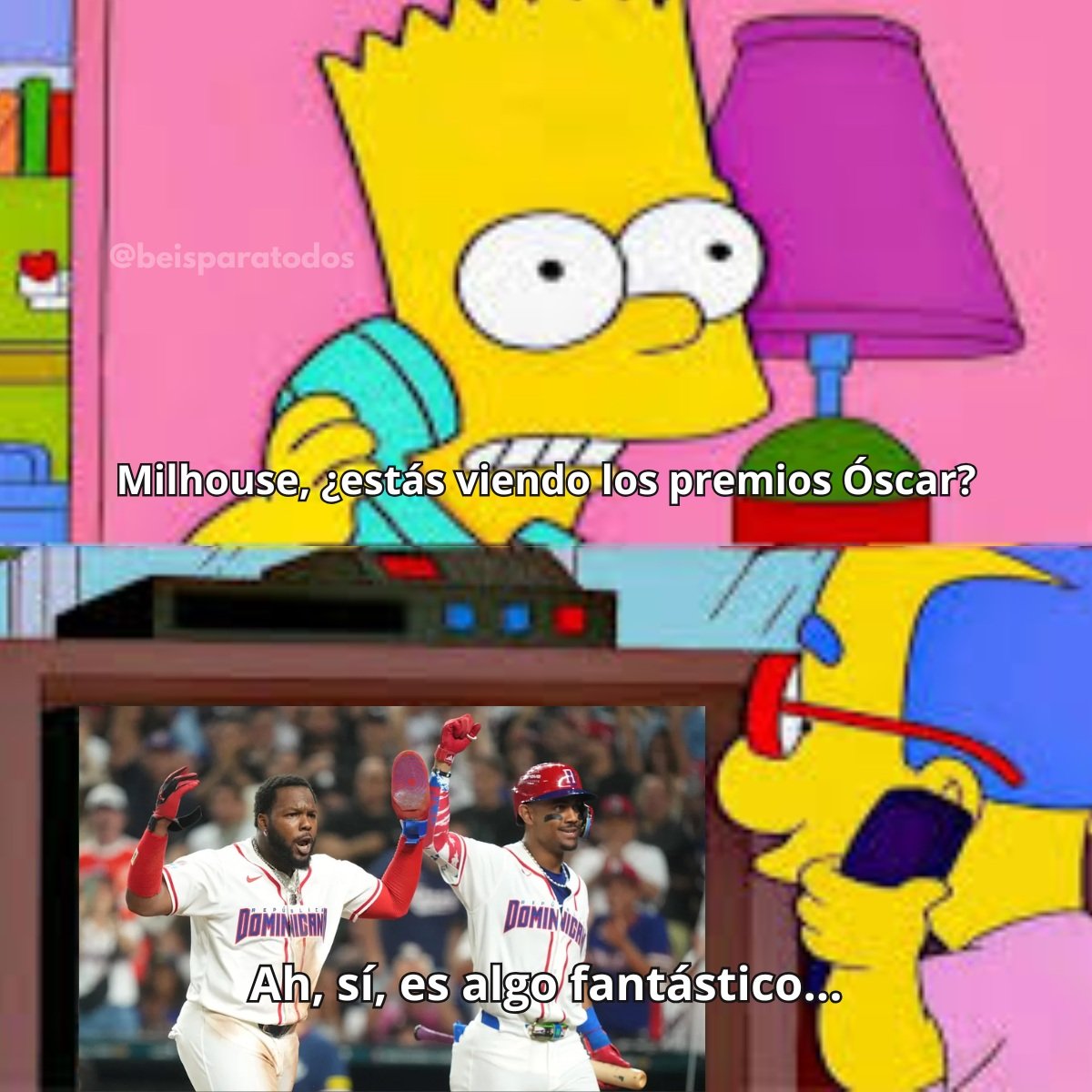 Sí, claro, los Oscars... #WBC